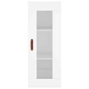 vidaXL Highboard White 34.5x34x180 cm Engineered Wood