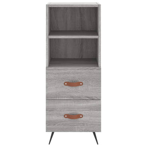 vidaXL Highboard Grey Sonoma 34.5x34x180 cm Engineered Wood