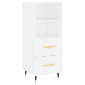 vidaXL Highboard White 34.5x34x180 cm Engineered Wood