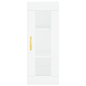 vidaXL Highboard White 34.5x34x180 cm Engineered Wood