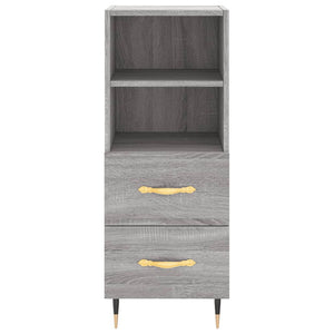 vidaXL Highboard Grey Sonoma 34.5x34x180 cm Engineered Wood