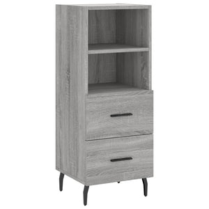 vidaXL Highboard Grey Sonoma 34.5x34x180 cm Engineered Wood