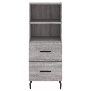 vidaXL Highboard Grey Sonoma 34.5x34x180 cm Engineered Wood