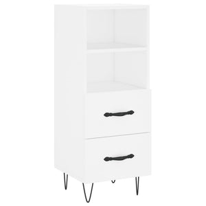 vidaXL Highboard White 34.5x34x180 cm Engineered Wood