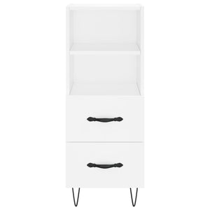 vidaXL Highboard White 34.5x34x180 cm Engineered Wood