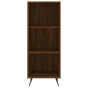 vidaXL Highboard Brown Oak 34.5x34x180 cm Engineered Wood