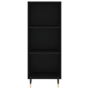 vidaXL Highboard Black 34.5x34x180 cm Engineered Wood