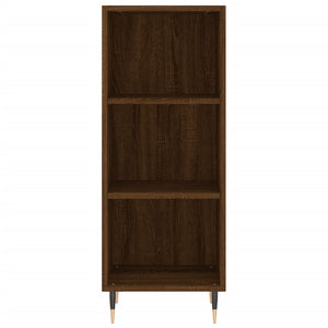 vidaXL Highboard Brown Oak 34.5x34x180 cm Engineered Wood