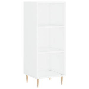 vidaXL Highboard White 34.5x34x180 cm Engineered Wood