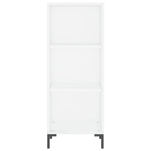 vidaXL Highboard White 34.5x34x180 cm Engineered Wood