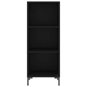 vidaXL Highboard Black 34.5x34x180 cm Engineered Wood