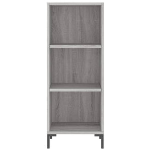 vidaXL Highboard Grey Sonoma 34.5x34x180 cm Engineered Wood