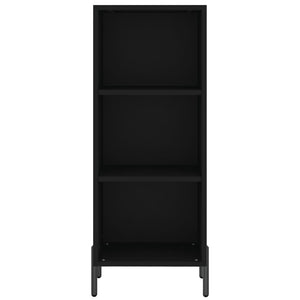 vidaXL Highboard Black 34.5x34x180 cm Engineered Wood