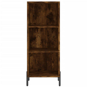 vidaXL Highboard Smoked Oak 34.5x34x180 cm Engineered Wood