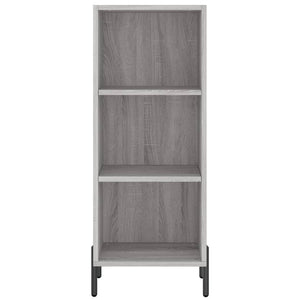 vidaXL Highboard Grey Sonoma 34.5x34x180 cm Engineered Wood