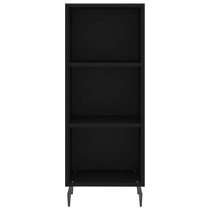 vidaXL Highboard Black 34.5x34x180 cm Engineered Wood