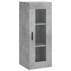 vidaXL Highboard Concrete Grey 34.5x34x180 cm Engineered Wood