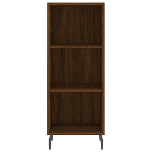 vidaXL Highboard Brown Oak 34.5x34x180 cm Engineered Wood