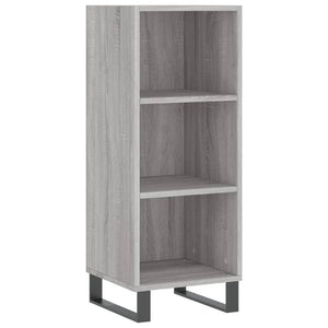 vidaXL Highboard Grey Sonoma 34.5x34x180 cm Engineered Wood