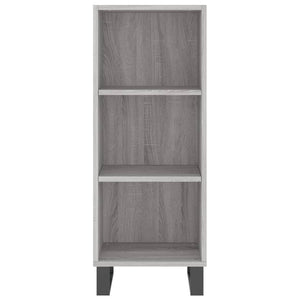 vidaXL Highboard Grey Sonoma 34.5x34x180 cm Engineered Wood