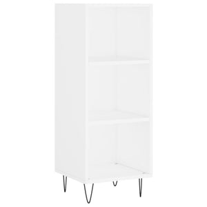 vidaXL Highboard White 34.5x34x180 cm Engineered Wood