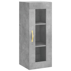 vidaXL Highboard Concrete Grey 34.5x34x180 cm Engineered Wood