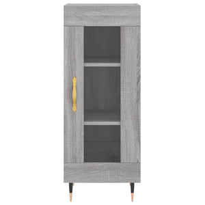 vidaXL Highboard Grey Sonoma 34.5x34x180 cm Engineered Wood