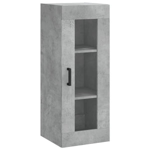 vidaXL Highboard Concrete Grey 34.5x34x180 cm Engineered Wood