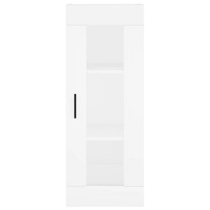 vidaXL Highboard White 34.5x34x180 cm Engineered Wood