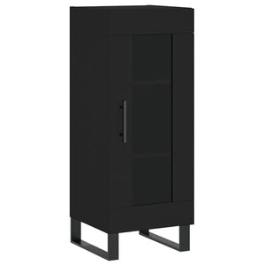 vidaXL Highboard Black 34.5x34x180 cm Engineered Wood