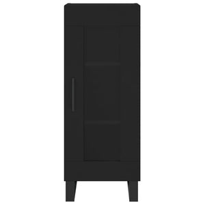 vidaXL Highboard Black 34.5x34x180 cm Engineered Wood