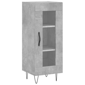 vidaXL Highboard Concrete Grey 34.5x34x180 cm Engineered Wood