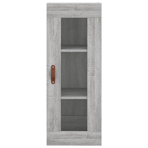 vidaXL Highboard Grey Sonoma 34.5x34x180 cm Engineered Wood