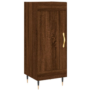 vidaXL Highboard Brown Oak 34.5x34x180 cm Engineered Wood