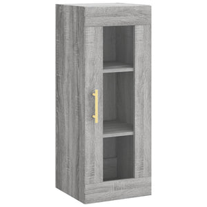 vidaXL Highboard Grey Sonoma 34.5x34x180 cm Engineered Wood