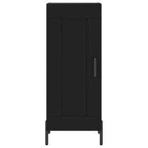 vidaXL Highboard Black 34.5x34x180 cm Engineered Wood