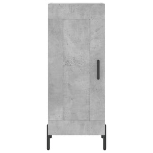 vidaXL Highboard Concrete Grey 34.5x34x180 cm Engineered Wood