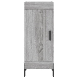 vidaXL Highboard Grey Sonoma 34.5x34x180 cm Engineered Wood