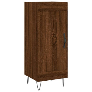 vidaXL Highboard Brown Oak 34.5x34x180 cm Engineered Wood