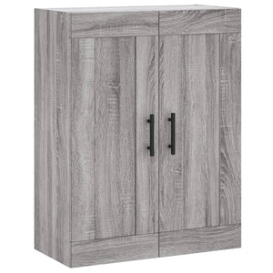 vidaXL Highboard Grey Sonoma 69.5x34x180 cm Engineered Wood