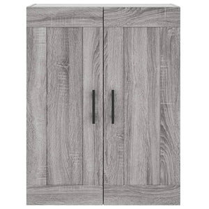 vidaXL Highboard Grey Sonoma 69.5x34x180 cm Engineered Wood