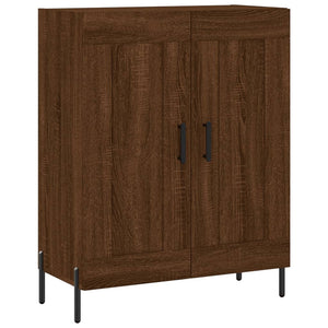 vidaXL Highboard Brown Oak 69.5x34x180 cm Engineered Wood