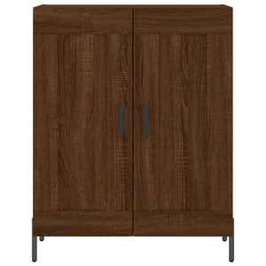 vidaXL Highboard Brown Oak 69.5x34x180 cm Engineered Wood