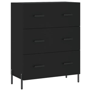 vidaXL Highboard Black 69.5x34x180 cm Engineered Wood