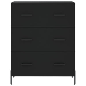 vidaXL Highboard Black 69.5x34x180 cm Engineered Wood