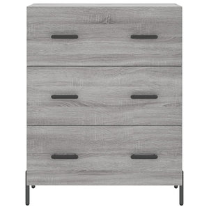 vidaXL Highboard Grey Sonoma 69.5x34x180 cm Engineered Wood