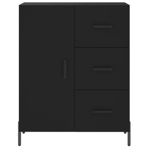 vidaXL Highboard Black 69.5x34x180 cm Engineered Wood