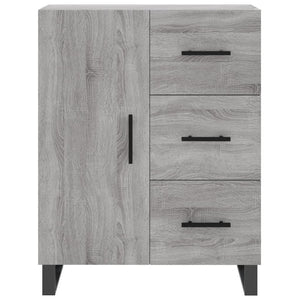 vidaXL Highboard Grey Sonoma 69.5x34x180 cm Engineered Wood