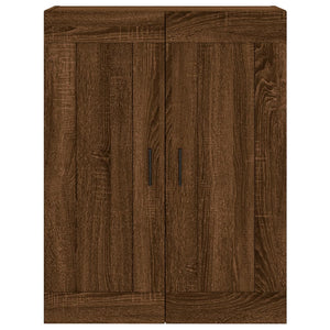 vidaXL Highboard Brown Oak 69.5x34x180 cm Engineered Wood