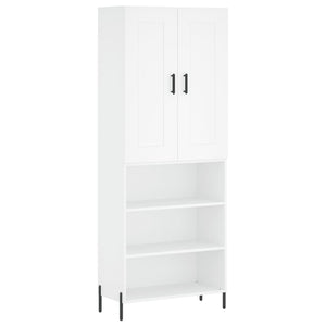 vidaXL Highboard White 69.5x34x180 cm Engineered Wood